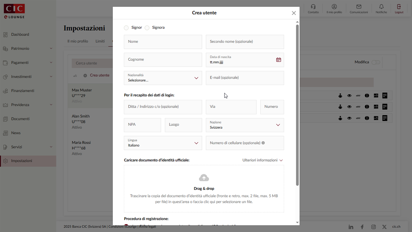 User Rights - New User